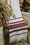 Рушник тканий з червоно-чорним орнаментом (1,80м.* 0,36м.), фото 4