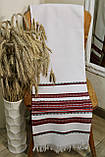 Рушник тканий з червоно-чорним орнаментом (1,80м.* 0,36м.), фото 5