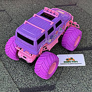 Монстр трак на радіоуправлінні "CANDY MONSTER JEEP" | Машинка на пульті рожева | Джип на радіокеруванні для дівчинки, фото 5