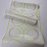 Шпалери вінілові на флізеліні 0.53×10.05 м Marburg 56742,молочні із салатовими та рожевими відтінками для спальні,вітальні,дитячої, фото 7