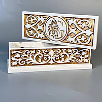 Доміно з акрилового каменю персоналізоване 50х25мм на подарунок, фото 2