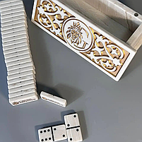 Доміно з акрилового каменю персоналізоване 50х25мм на подарунок, фото 5