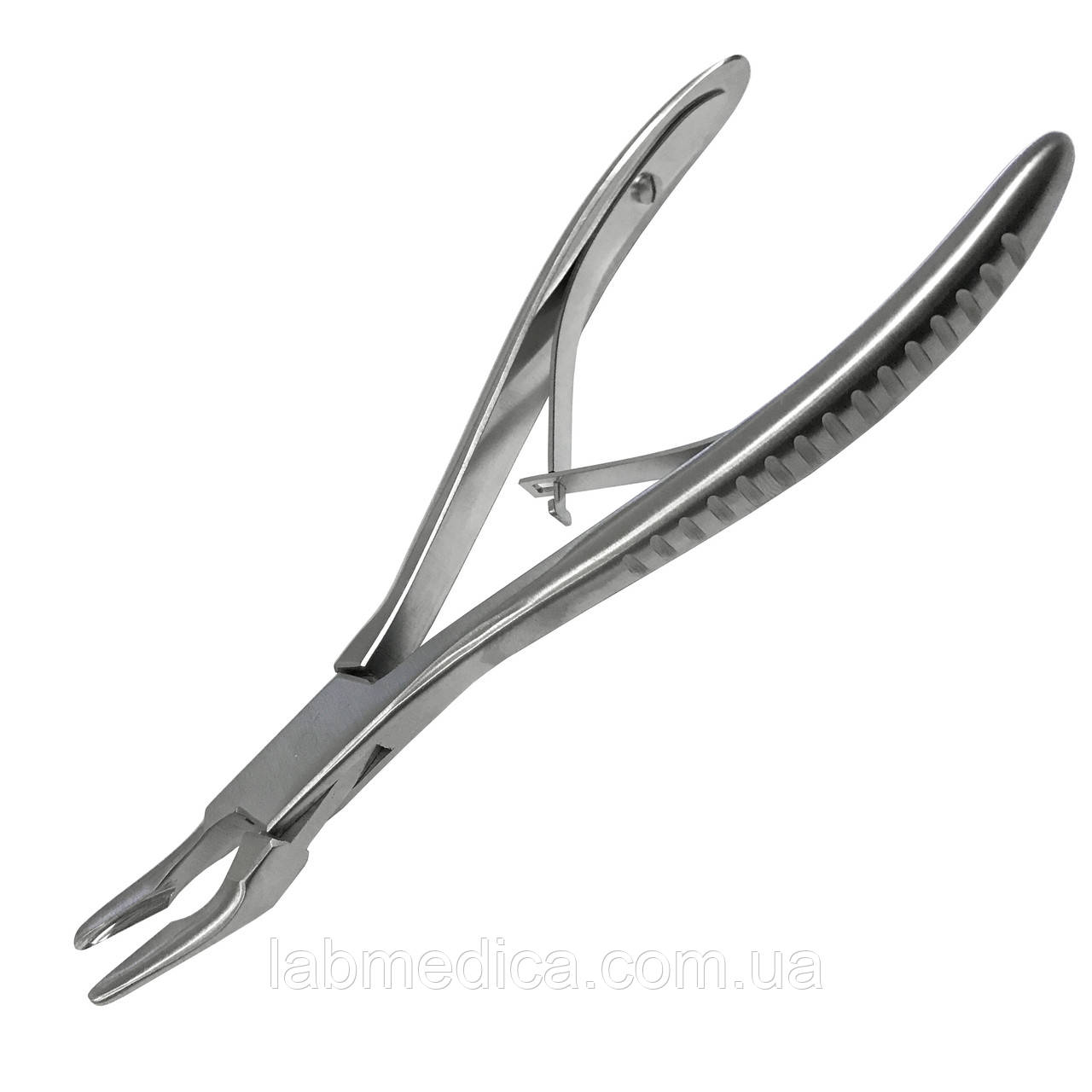 Щипці кусачки кісткові вигнуті Jansen. Розмір 17 см х 4 мм SURGIWELOMED, фото 1