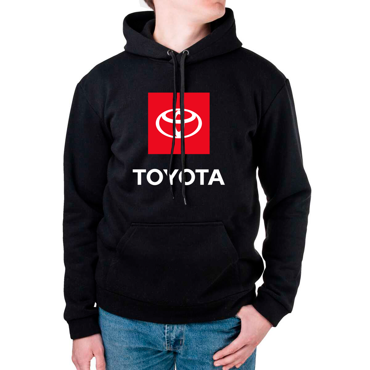 Худі чорна з маркою авто TOYOTA/ТОЙОТА NEW, фото 1