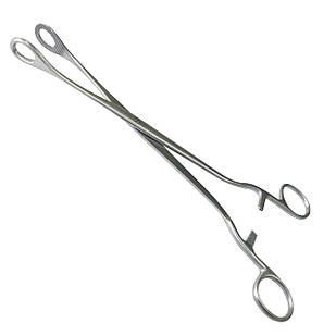 Щипці завершені для захоплення поліпів каналу шийки матки з кремальєрою за Noto. Довжина 27 см, ширина 17 мм