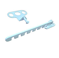 Гребінець обмежувач відчинення стулки пластикового вікна під ручку метал 7 положень фіксації