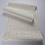 Шпалери вінілові на флізеліні 0.53 × 10.05 м Marburg 56632, бежеві — для спальні, вітальні, коридору, фото 4