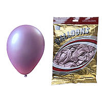 Повітряні кулі хром світло-фіолетовий 10" TT (TONGTAI), 50 штук
