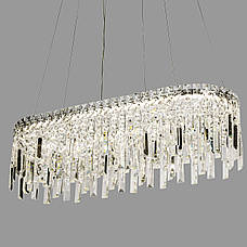 Люстра срібна/хром "CRYSTAL" арт-деко (802-L39030 CH), фото 5