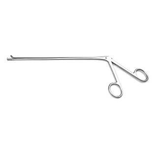 Наконечник змінний що обертається Kevorkian з валом що обертається для щипців біопсійних вигнутий вниз. Довжина ствола 24,5 см