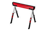 Робочий телескопічний козел 63-82 см 700 кг Kraft&Dele Складна будівельна підставка козли KD11874, фото 6