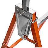 Складана стійка (козел) для майстерні 800-1300 мм 150 кг Kraft&Dele KD347, фото 4