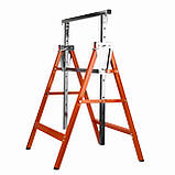 Складана стійка (козел) для майстерні 800-1300 мм 150 кг Kraft&Dele KD347, фото 6