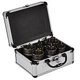 Набір твердосплавних коронок по металу 10 шт Kraft&Dele KD10061, фото 4