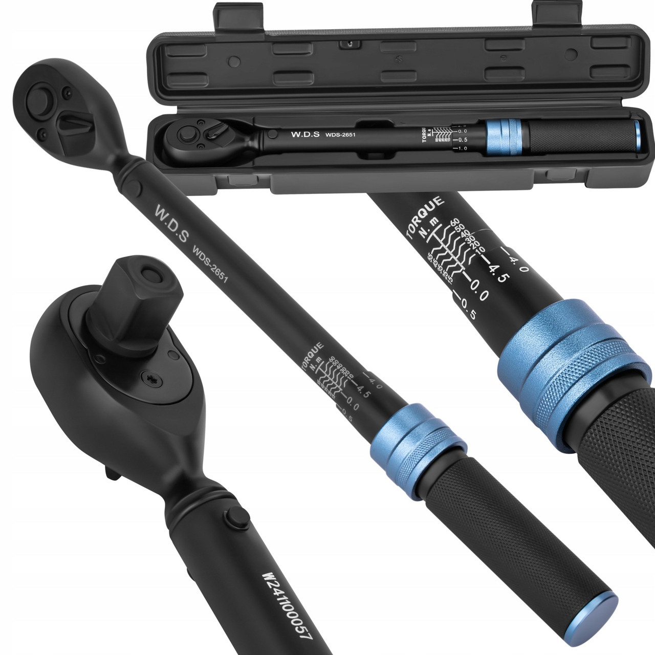 Динамометричний ключ 1/2 10-60Nm WDS2651, фото 1