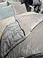 Постільна білизна велюрова з бавовною зимова тепла м'яка двоспальна євро 200*220 см Туреччина Apricitas, фото 5