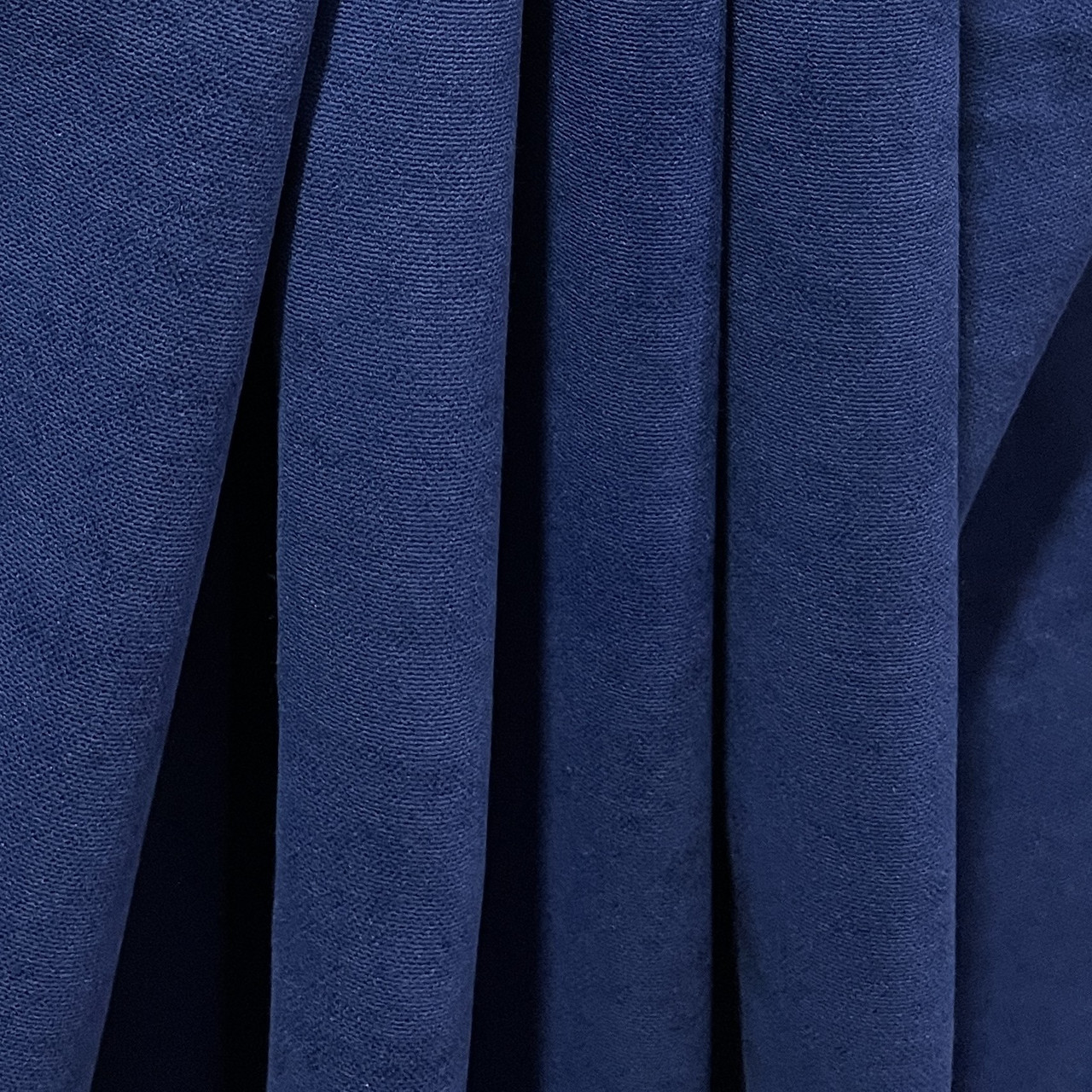 Шторна тканина мікровелюр на метраж, колір синій, висота 3м (Petek-355), фото 1