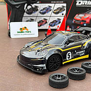 Дрифт машинка на радіокеруванні Porsche Nitro чорна | Машинка порш для дрифту на пульті управління Дрифт машина на радіокеруванні, фото 7