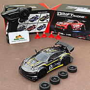 Дрифт машинка на радіокеруванні Porsche Nitro чорна | Машинка порш для дрифту на пульті управління Дрифт машина на радіокеруванні, фото 4