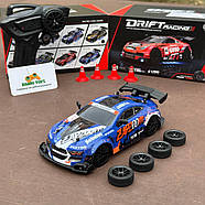 Дрифт машинка на радіокеруванні Skoda Nitro синя | Машинка Шкода для дрифту на пульті управління Дрифт машина на радіокеруванні, фото 6