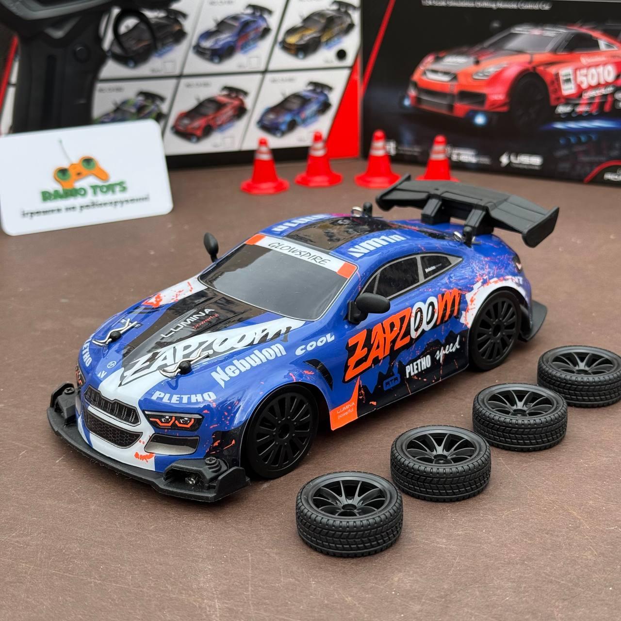 Дрифт машинка на радіокеруванні Skoda Nitro синя | Машинка Шкода для дрифту на пульті управління Дрифт машина на радіокеруванні, фото 1