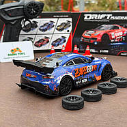 Дрифт машинка на радіокеруванні Skoda Nitro синя | Машинка Шкода для дрифту на пульті управління Дрифт машина на радіокеруванні, фото 4