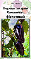 Насіння Перець Гострий Халапеньо фіолетовий 15 н (від колекціонера)