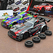 Дрифт машинка на радіокеруванні Mercedes Nitro синя | Машинка Мерседес для дрифту на пульті управління | Дрифт машина, фото 9