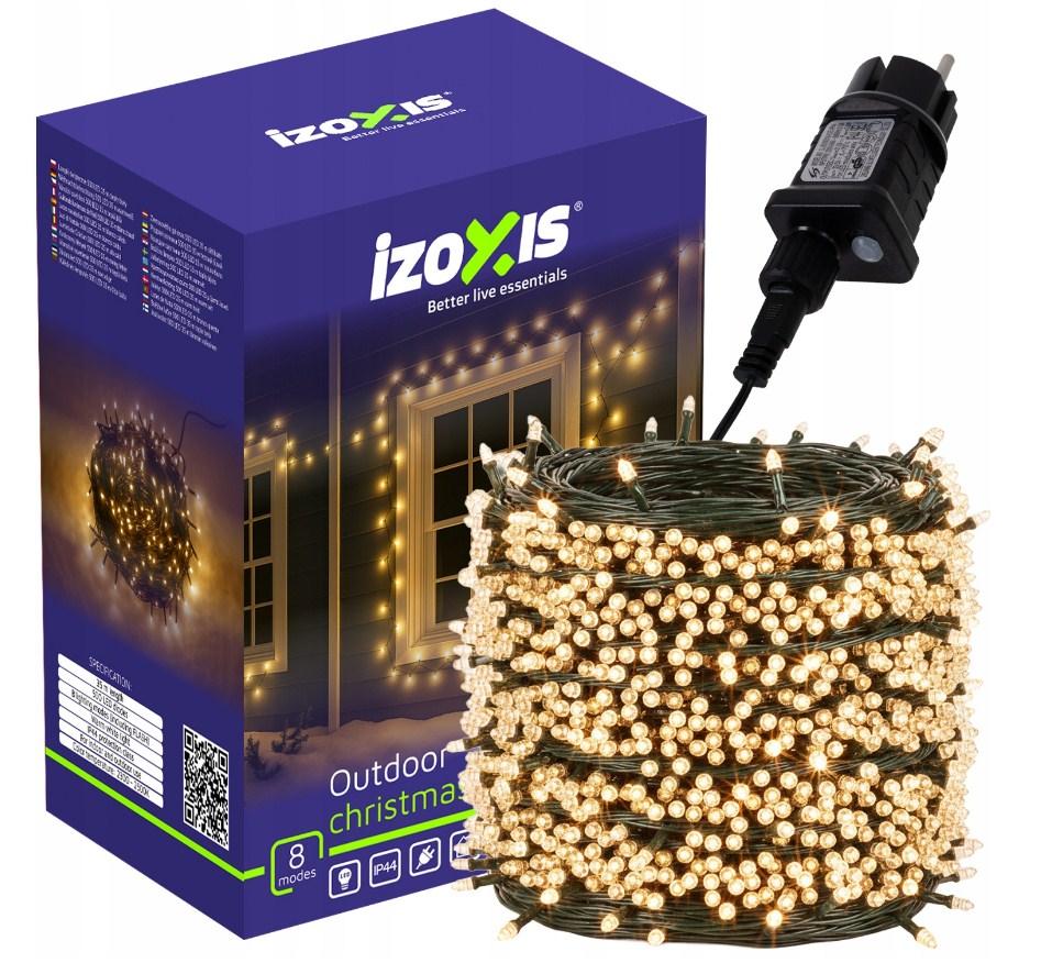 Світлодіодна гірлянда для дому та вулиці 500 лампочок / 35м Izoxis 24898, фото 1