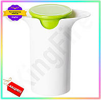 KI Овощерезка ручная механическая для GET ONE нарезки овощей и фруктов из пластика зеленая универсальн FIR41_R