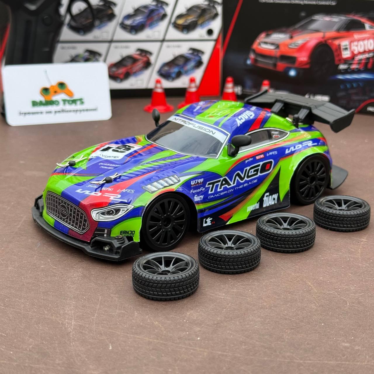 Дрифт машинка на радіокеруванні Mercedes Nitro синя | Машинка Мерседес для дрифту на пульті управління | Дрифт машина, фото 1