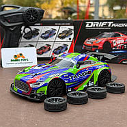 Дрифт машинка на радіокеруванні Mercedes Nitro синя | Машинка Мерседес для дрифту на пульті управління | Дрифт машина, фото 3