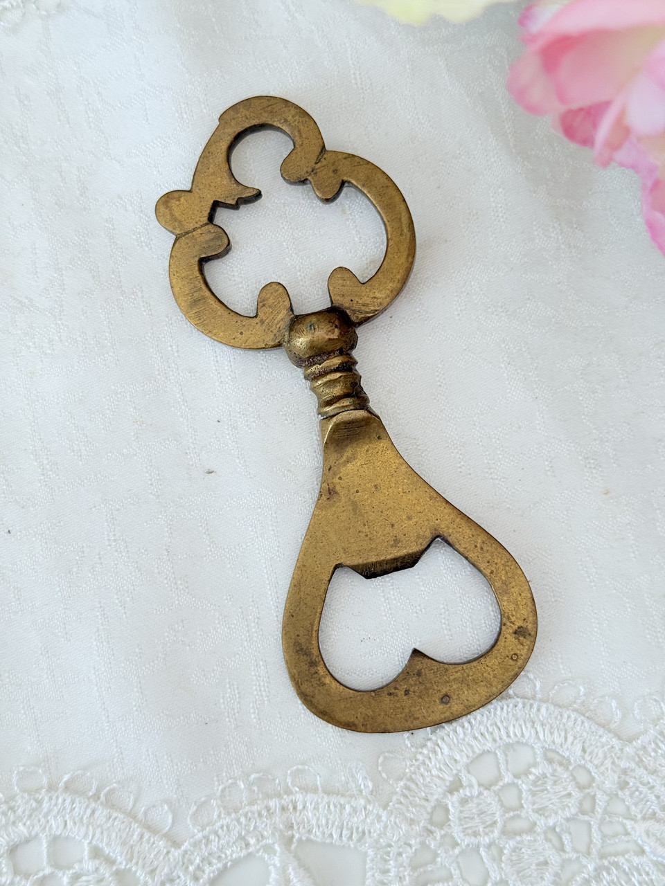Колекційна бронзова відкривачка для пляшок, бронза, латунь, Німеччина, вінтаж, фото 1