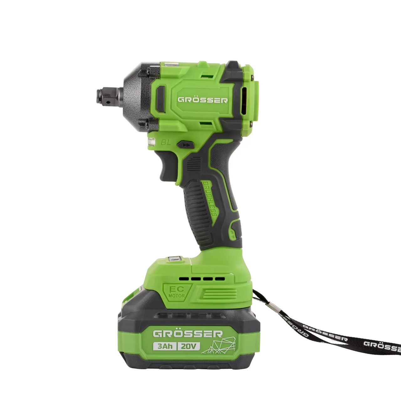 Акумуляторний гайковерт Grosser GTW 300(каркас), фото 1