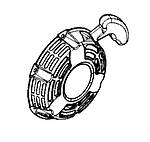 Стартер у комплекті для мотоблоку Husqvarna TF120 (R80 ENGINE)