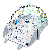 ВЕЛИКИЙ РОЗВИВАЛЬНИЙ КИЛИМОК ДЛЯ ДІТЕЙ RICOKIDS 4В1 КОМФОРТ, БЕЗПЕКА ТА РОЗВИТОК З ПЕРШИХ ДНІВ