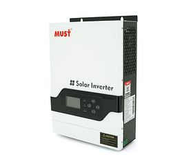 Гібридний інвертор MUST PV18-3224VPM II, 3200 Вт, 24 В, MPPT 60 А, заряд 60 А, діапазон PV 30-160 В DC