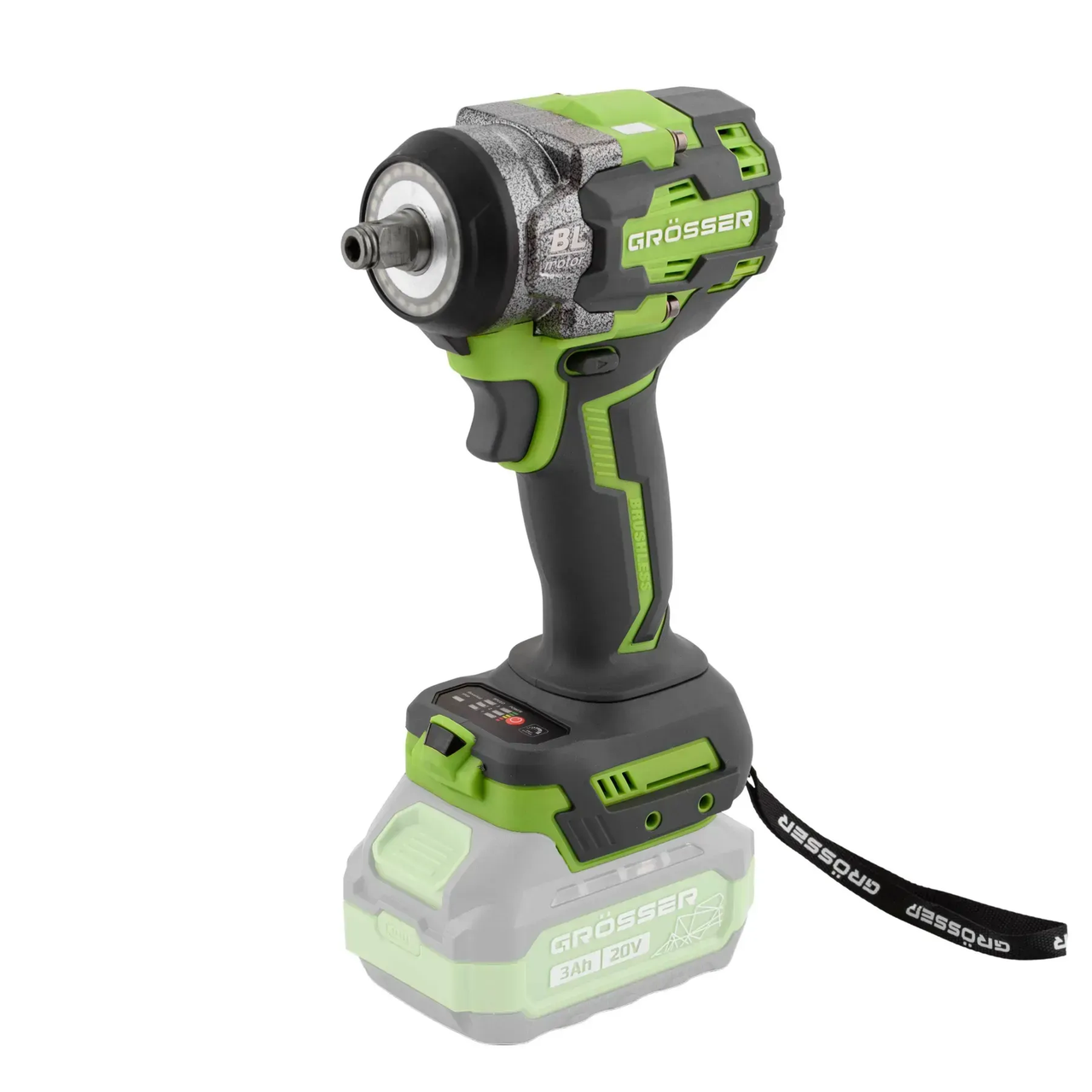 Акумуляторний гайковерт Grosser GTW 500(каркас), фото 1