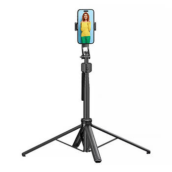 Розумний штатив для телефона з функцією відстеження руху Proove FaceFix 1635mm блютуз трипод монопод для камери (чорний)