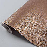 Шпалери вінілові на флізеліні 0.53 × 10.05 м Marburg 56139, цегляні — для спальні, вітальні, коридору, фото 2