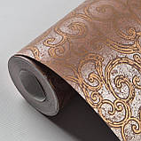 Шпалери вінілові на флізеліні 0.53 × 10.05 м Marburg 56139, цегляні — для спальні, вітальні, коридору, фото 3