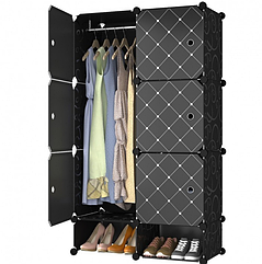 Збірна пластикова шафа органайзер для речей та взуття 75*37*127 см