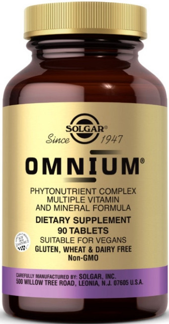 Витамини та мінерали Solgar Omnium 90 tab