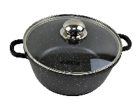 Каструля-казан Benson 3.2 л з мармуровим антипригарним покриттям (BN-306)