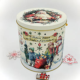 Новорічний подарунок №17 1240г. У жерстяній упаковці.