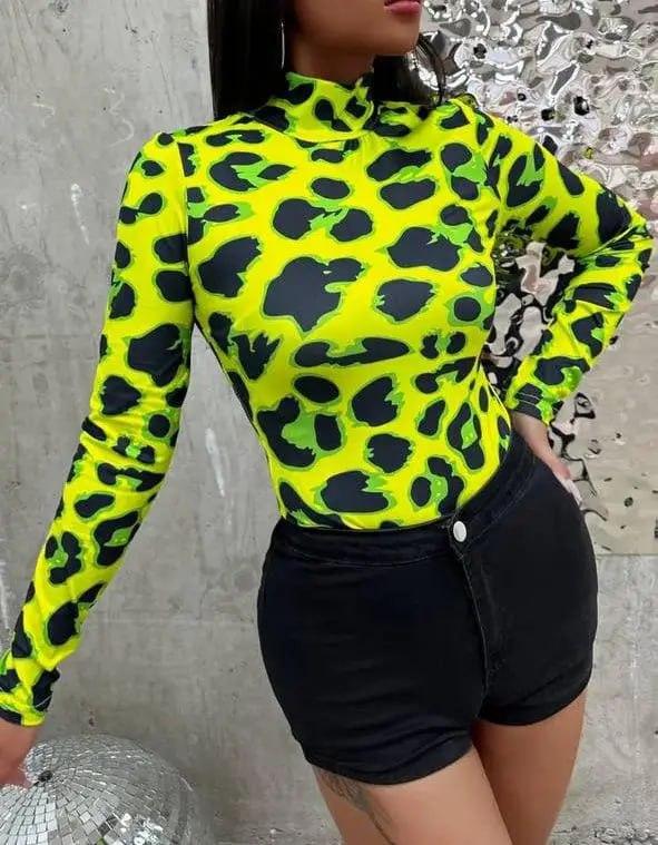 Боді з леопардовим принтом,РОЗМІР ТІЛЬКИ 42, фото 1