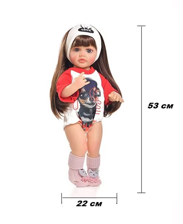 Лялька реборн дівчинка