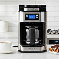 Крапельна кавоварка ARDESTO YCM-D1200 1050 Вт 1 л з кавомолкою 60 г цифровий дисплей функція підігріву таймер