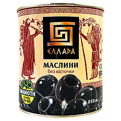 Маслини без кістки Еллада Ellada 850g 12шт/ящ (Код: 00-00018220)