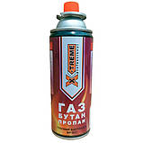 Балон газовий X-TREME ВРC-227 для портативних газових приладів 227 гр газовий картридж зріджений пропан бутан, фото 5